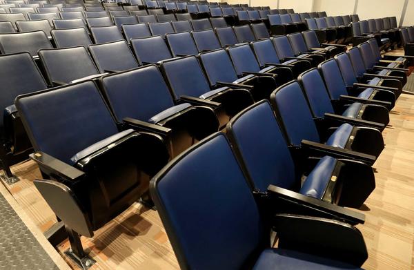 blue chairs