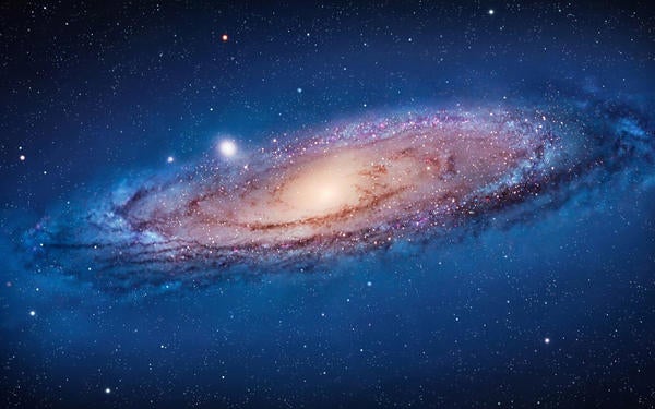 Andromeda spiral galaxy