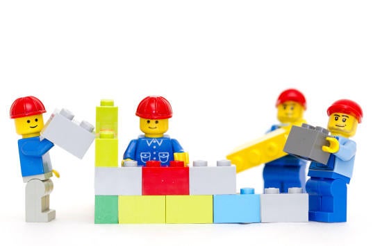 Lego under construction (c) Green Tree Library