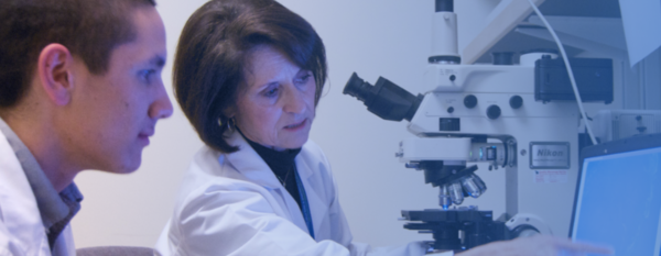 Dr. Manuela Martins-Green in lab