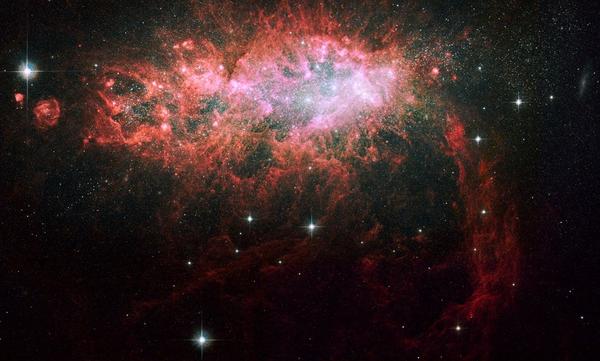 NGC 1569 galaxy (c) NASA/ESA