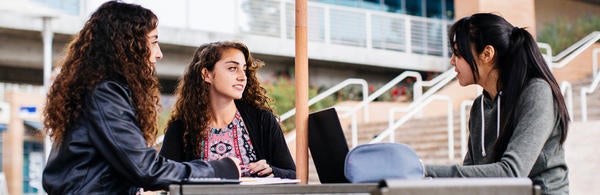 Students at the HUB