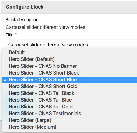 View modes