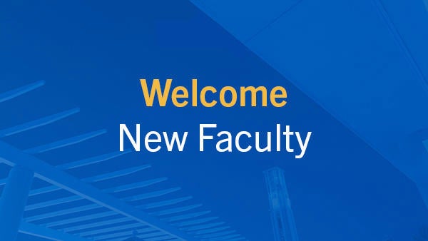 Welcome New CNAS Faculty sign (c) UCR