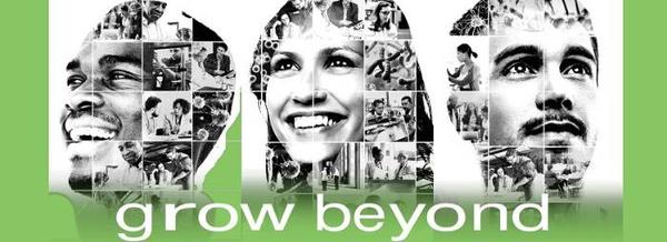 AMGEN banner "Grow Beyond"