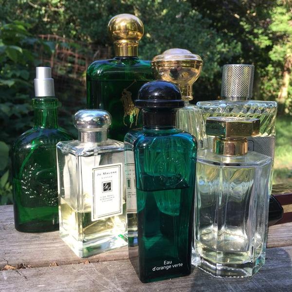 Fragrances in bottles