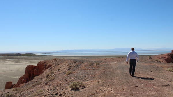 Rod Colwell, CEO of Controlled Thermal Resources, is among many hoping to transform the area around California’s Salton Sea into a domestic source of lithium for electric car batteries. 